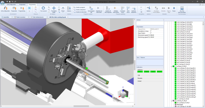 Die neue Version der Software Almacam Tube