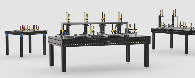 Foto der 3 Systeme 16/22 & 28 von Siegmund Schweißtische